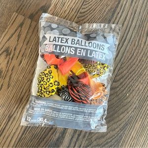 Animal Print 12” Balloons, 15 Count